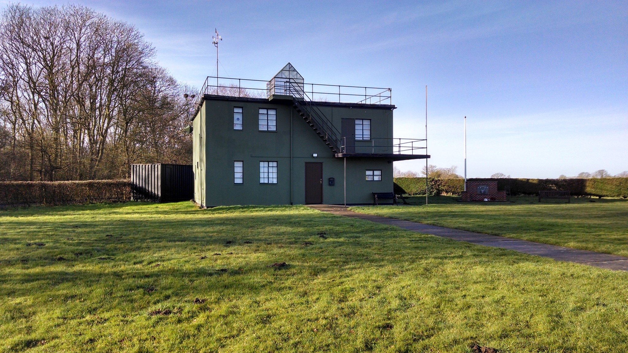 Seething Control Tower Museum - The actual restored control tower building